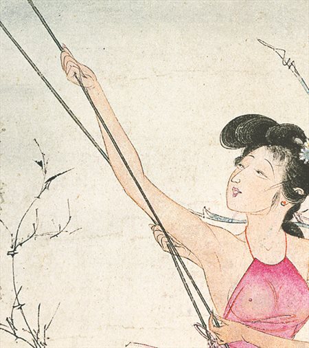 福贡县-胡也佛的仕女画和最知名的金瓶梅秘戏图